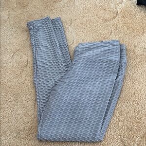 Gray Textured Leggings viral leggings